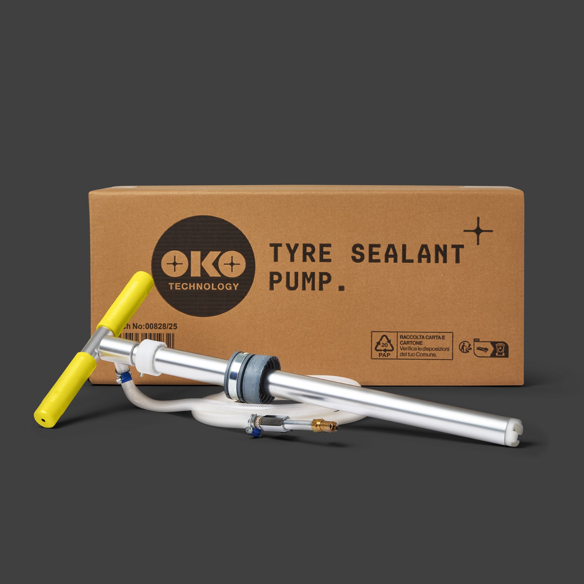 OKO Tyre Sealant Pump with packaging